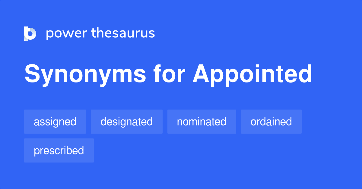 was appointed definition
