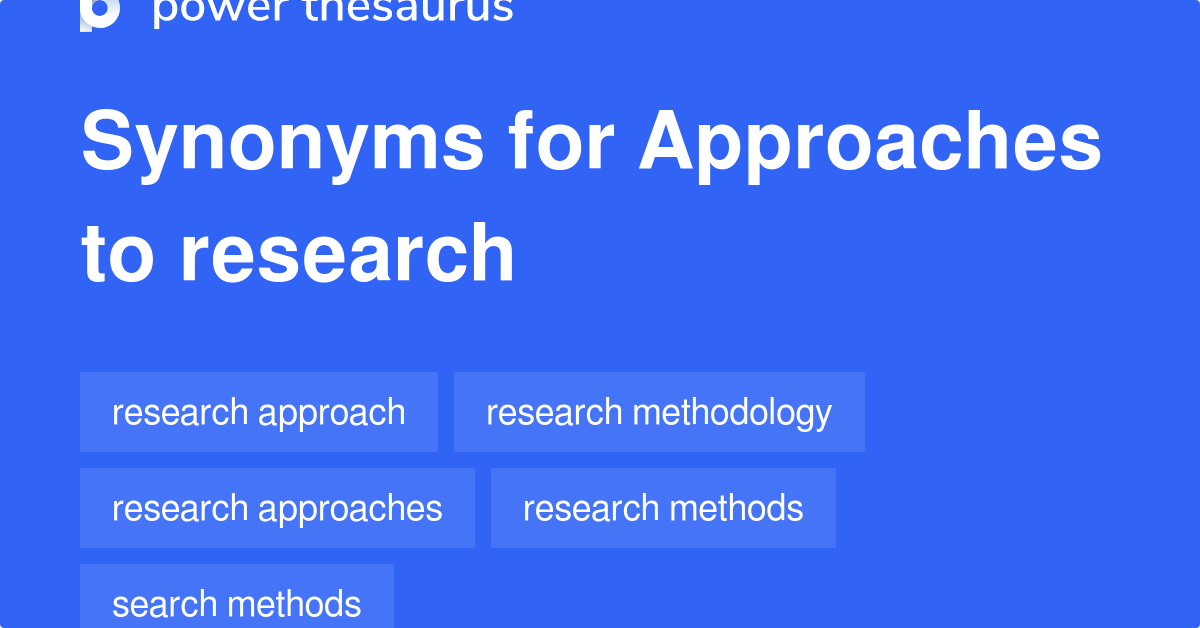 synonym for research from