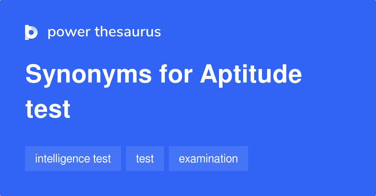 Thesaurus Aptitude Test