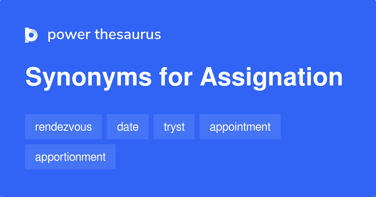 define assignation synonym