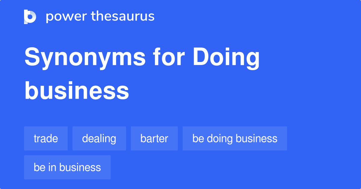 business projects synonym