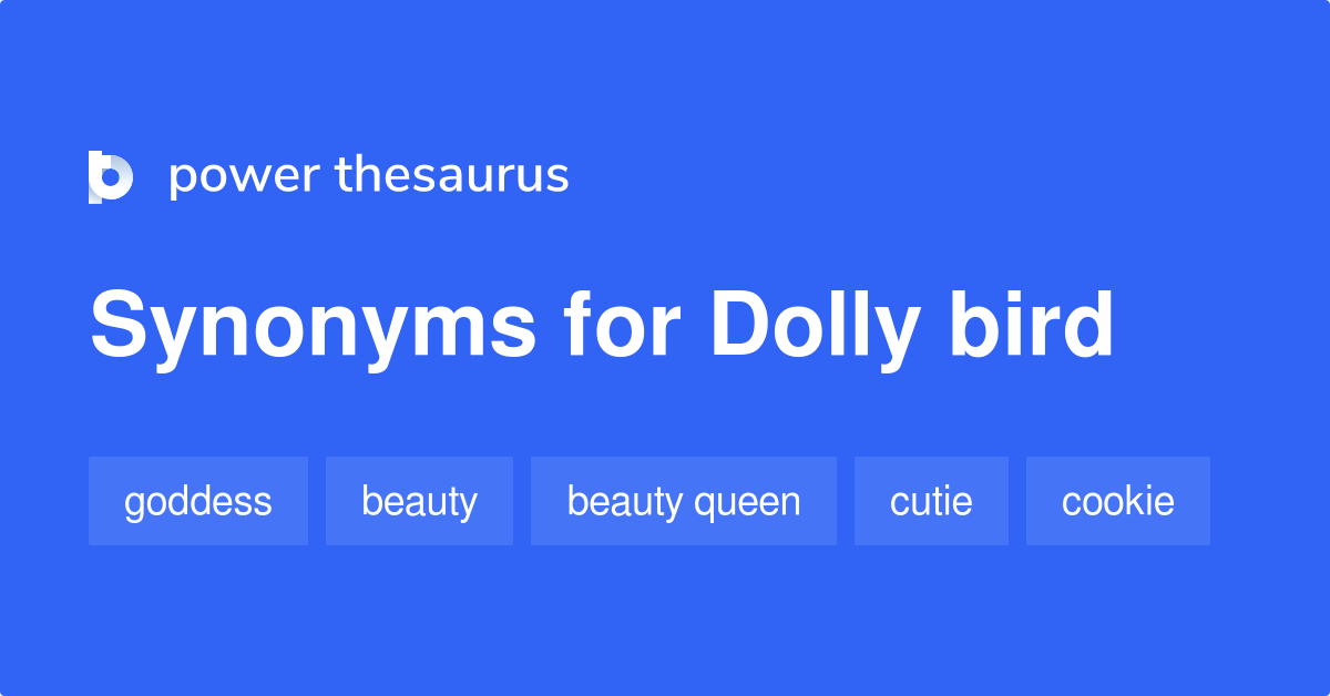 Dolly Bird synonyms 243 Words and Phrases for Dolly Bird
