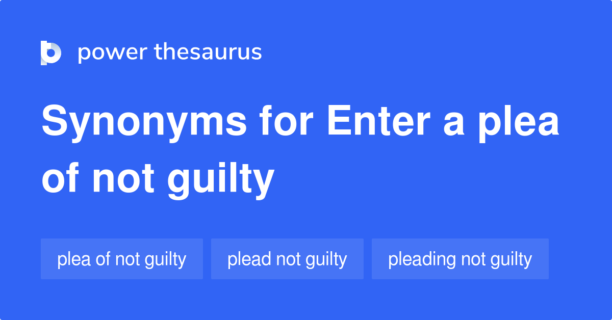 Not Guilty Synonyms