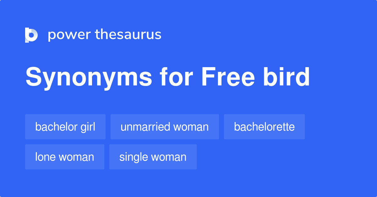 Free Bird synonyms 40 Words and Phrases for Free Bird