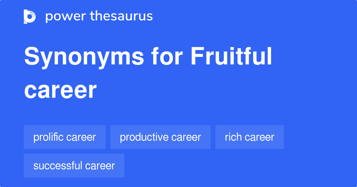 fruitful journey synonyms