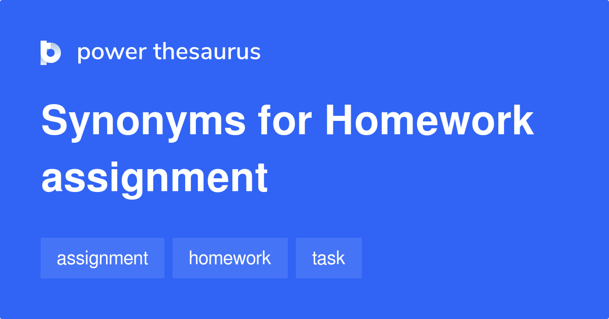 synonym for do homework