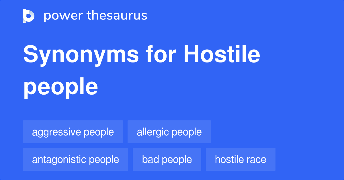 HOSTILE MEANING SYNONYMS visual data 5