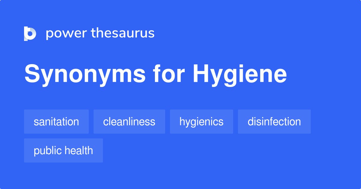 hygiene related words
