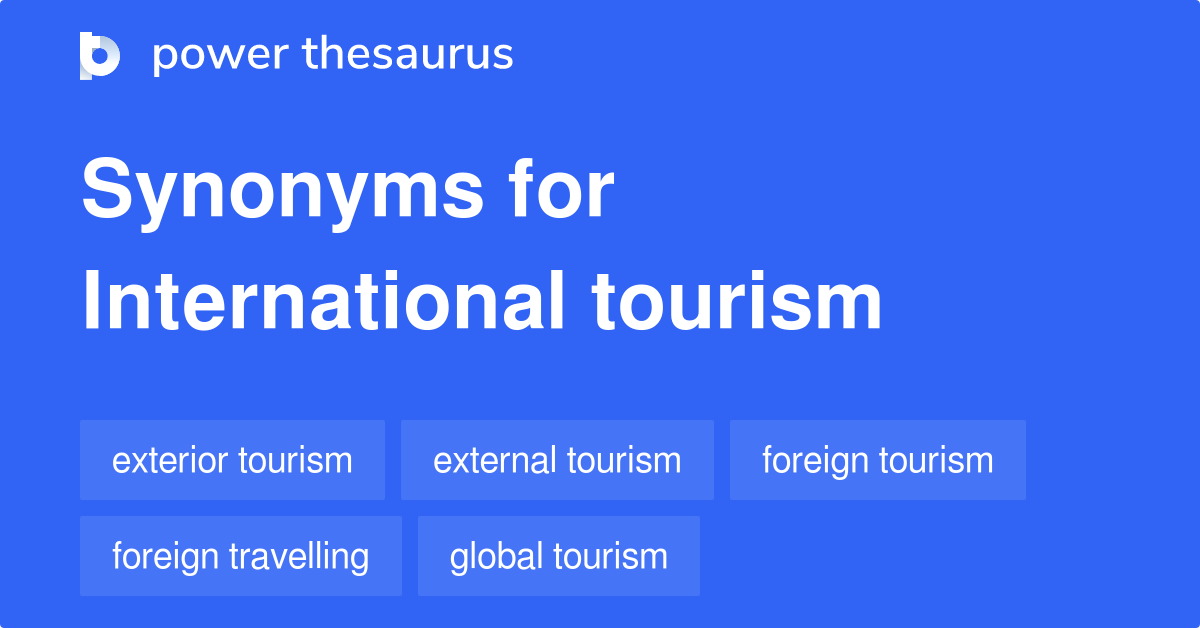tourism related synonym