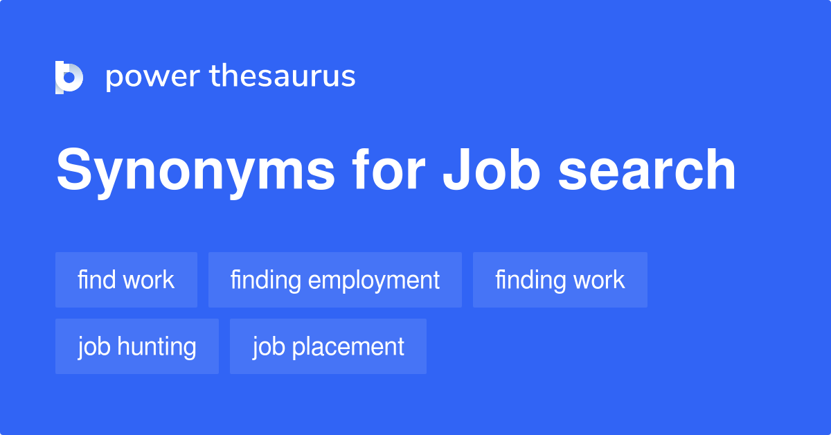 applying for a job synonym