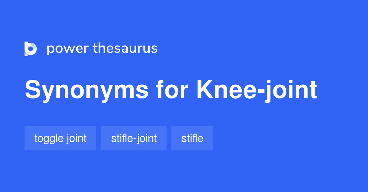 Kneejoint synonyms 11 Words and Phrases for Kneejoint
