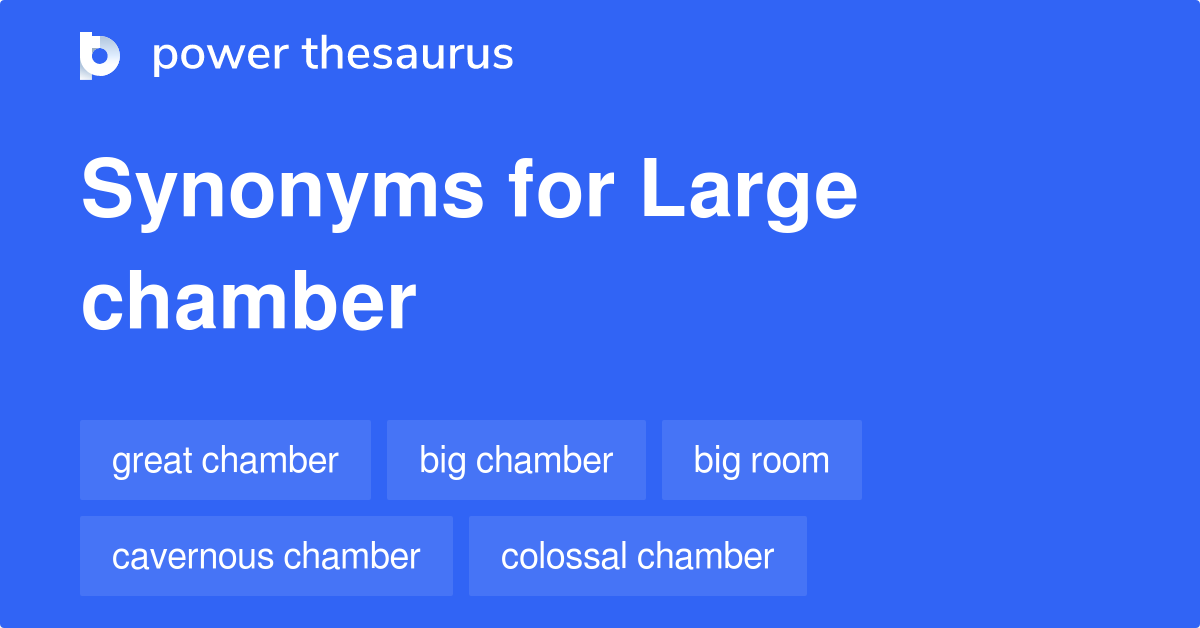 Large Chamber synonyms 33 Words and Phrases for Large Chamber