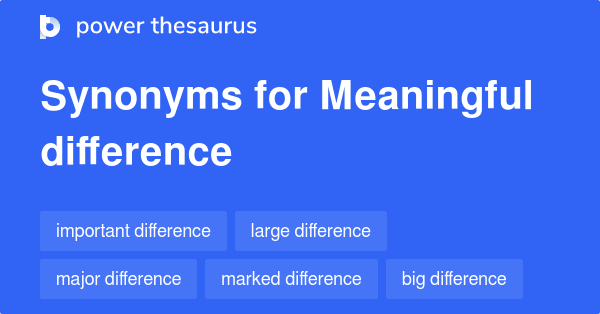 MEANINGFUL DIFFERENCE visual data 3