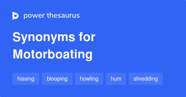 motorboat meaning synonym