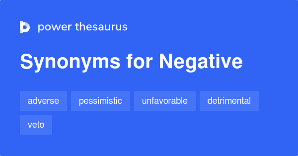 essay negative synonym
