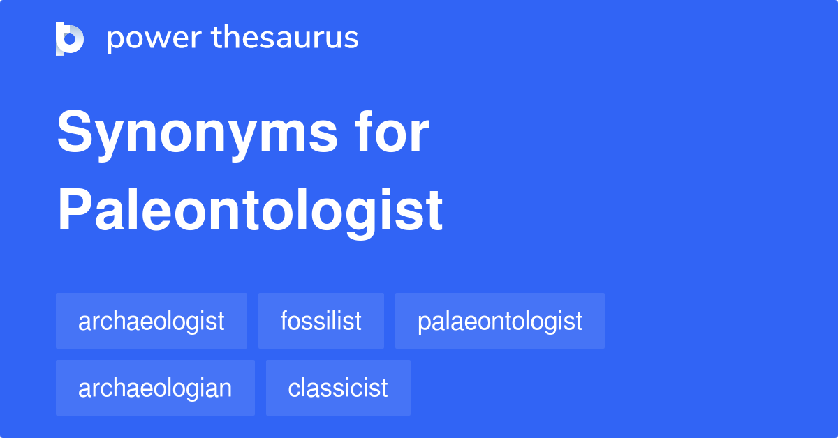 paleontology words