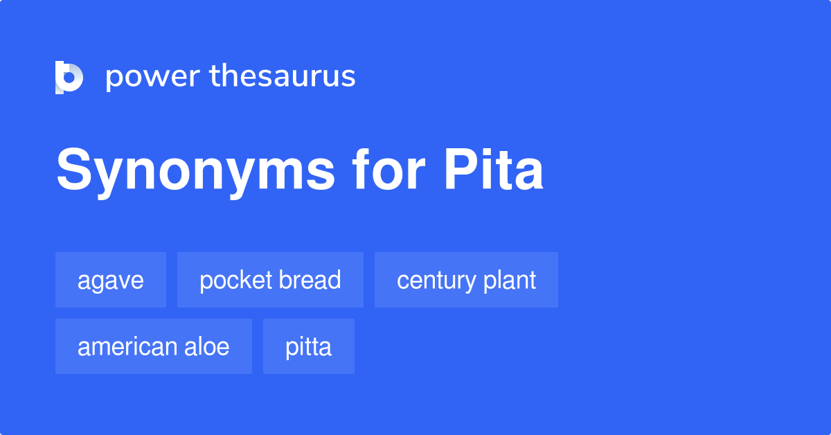 Pita synonyms 231 Words and Phrases for Pita