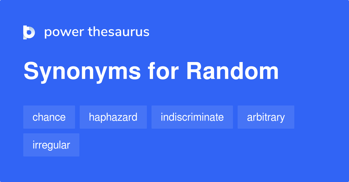 synonyms of random assignment