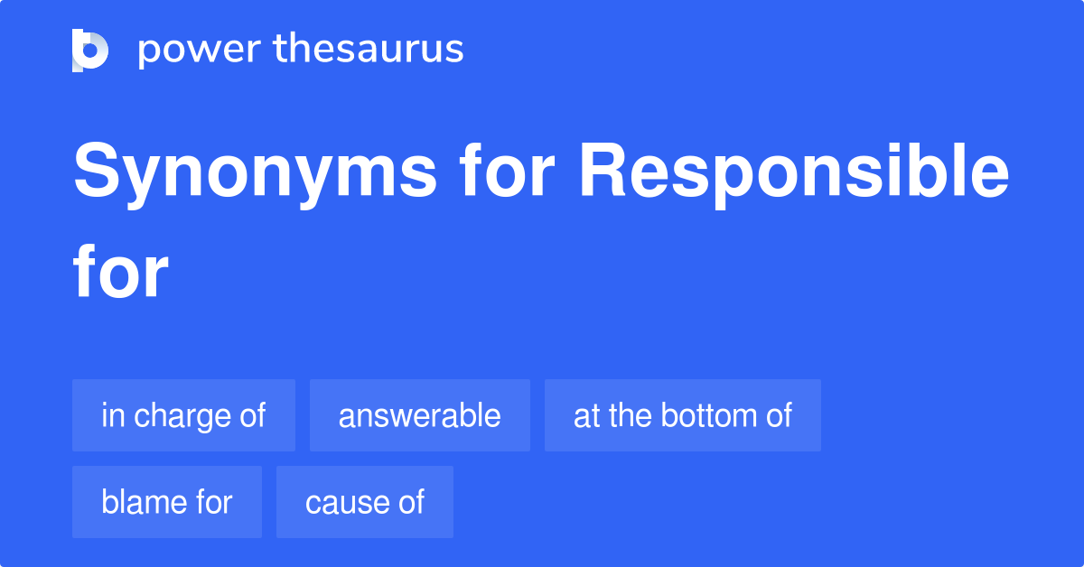 responsibility assignment synonym