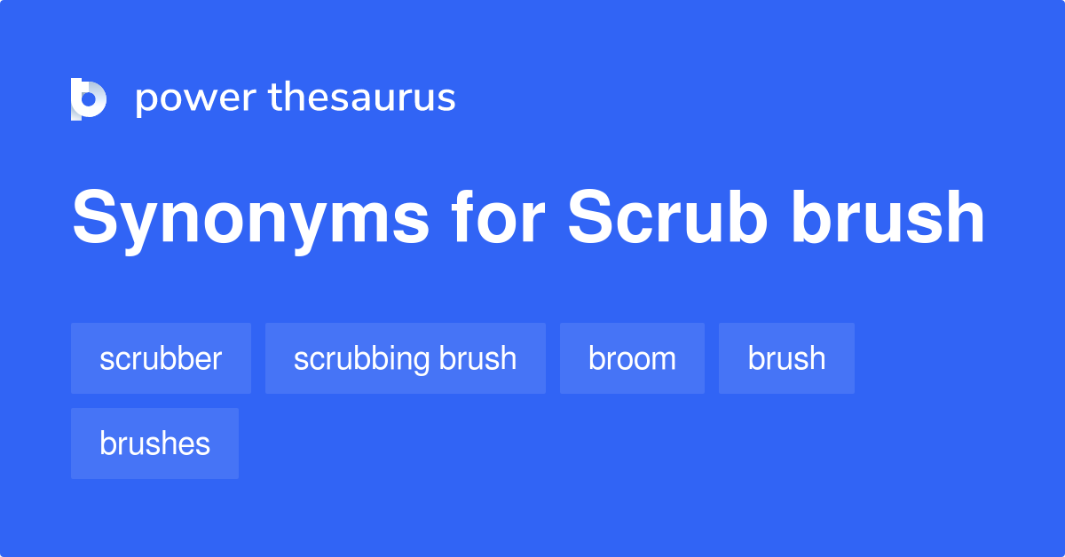 Scrub Brush synonyms 131 Words and Phrases for Scrub Brush