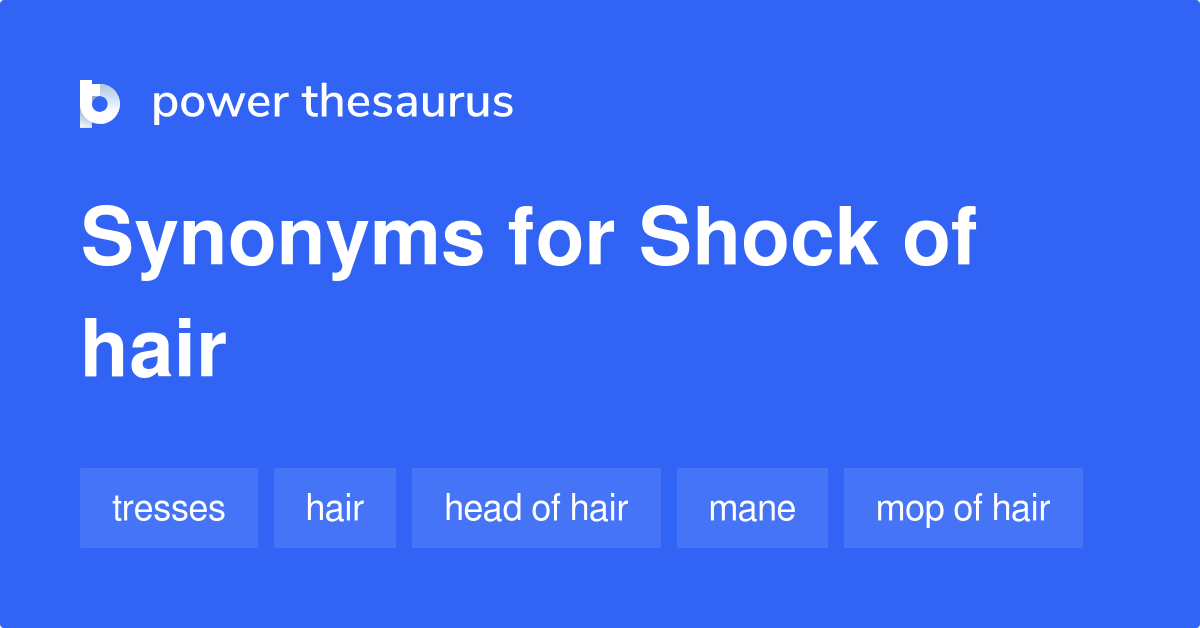 Shock Of Hair synonyms 33 Words and Phrases for Shock Of Hair