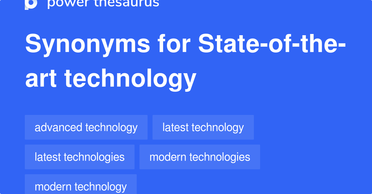 state of the art technology synonym