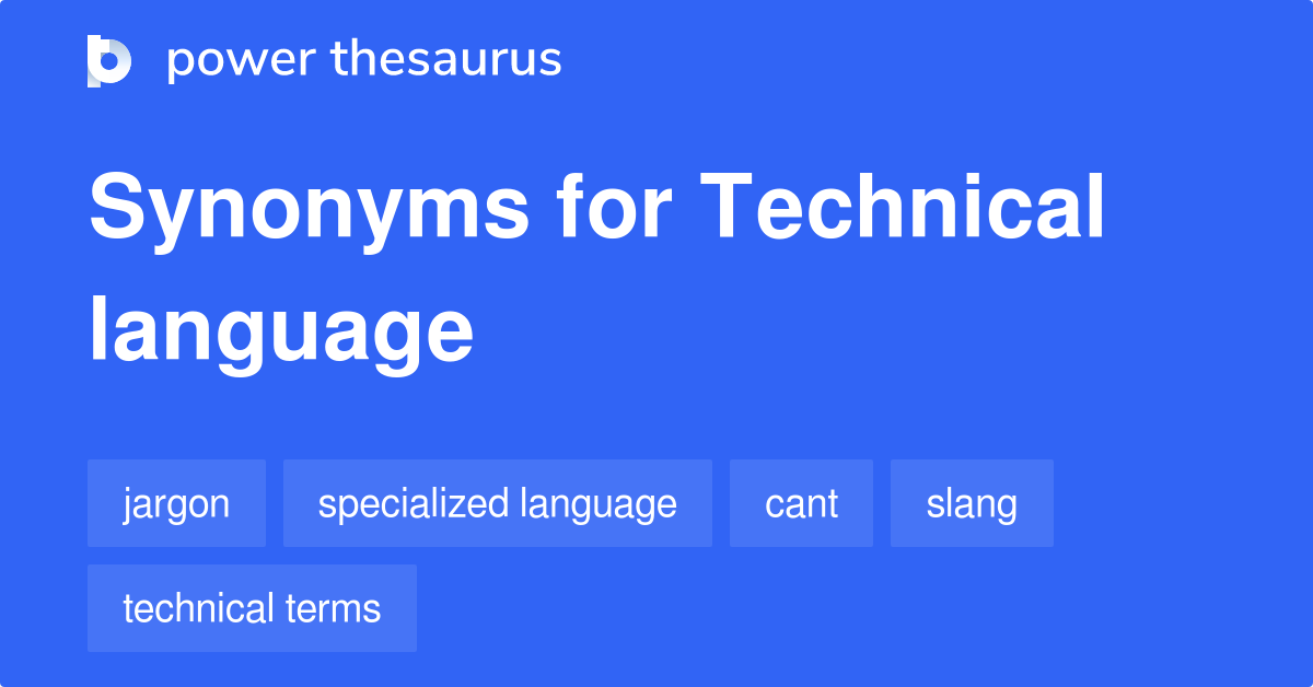 technical language