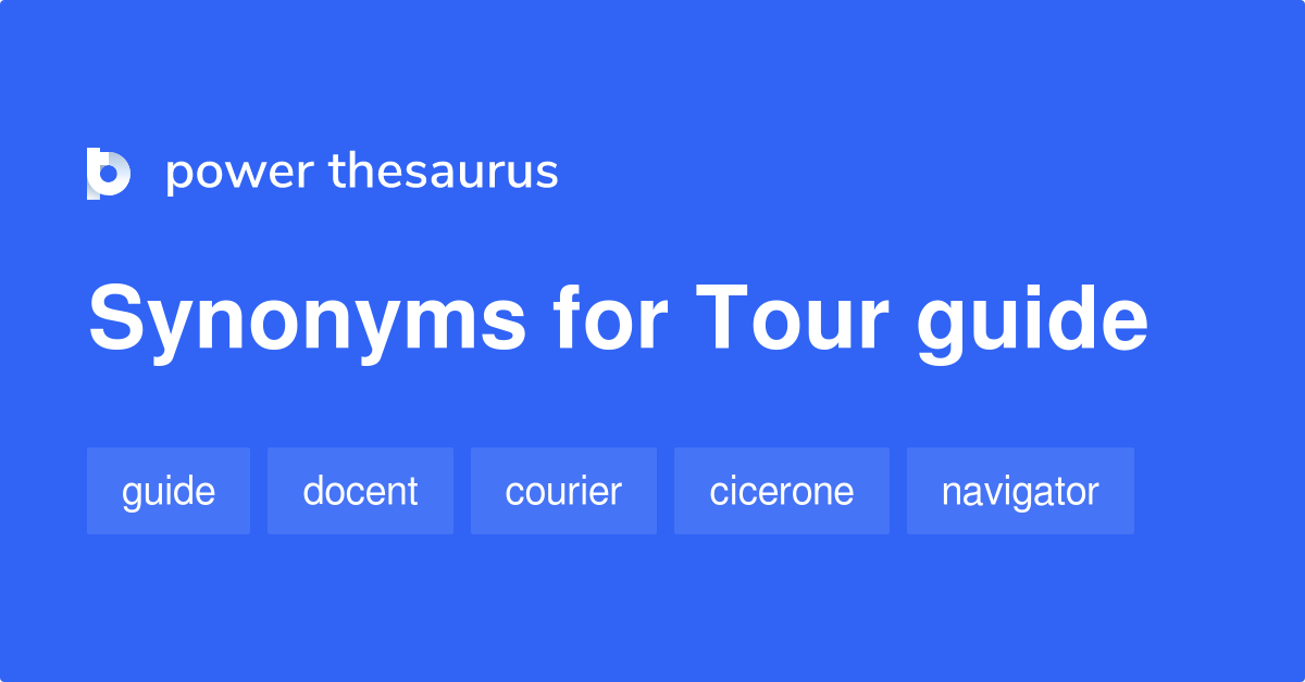 synonym for a guided tour