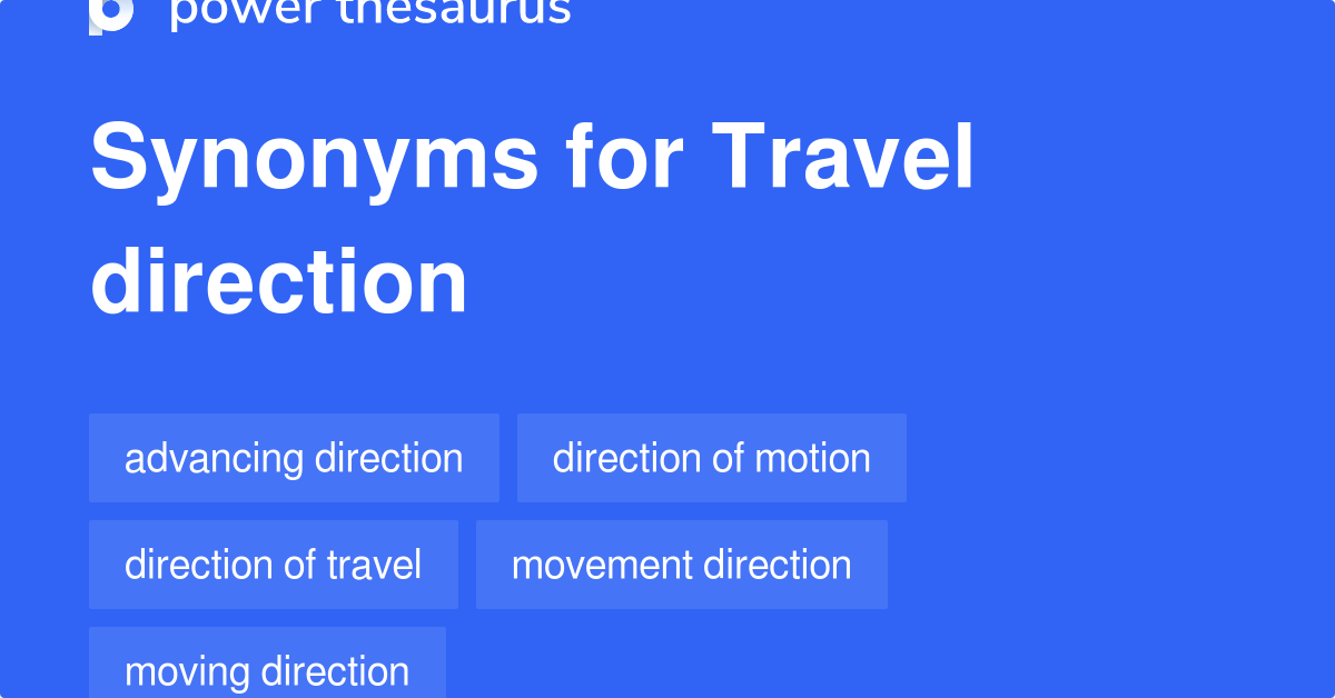 way of travel synonyms