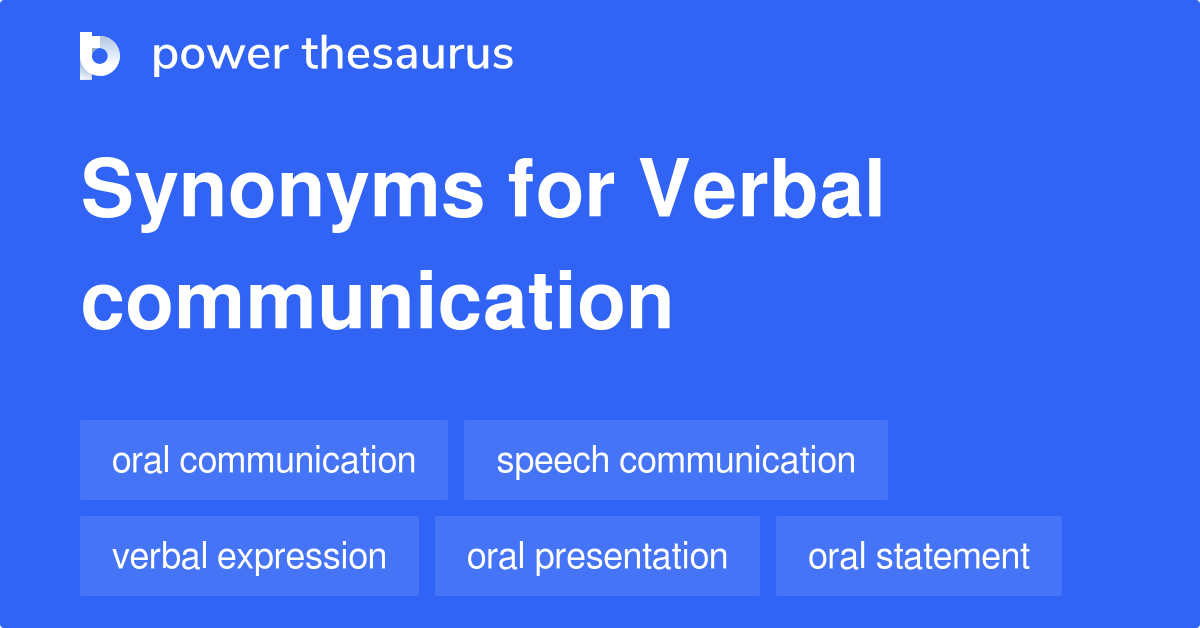 Communication pictures of verbal Four Types