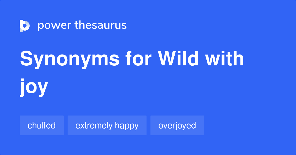 Wild With Joy synonyms 25 Words and Phrases for Wild With Joy
