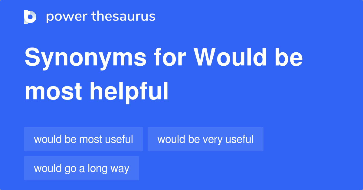 Most Helpful Synonyms