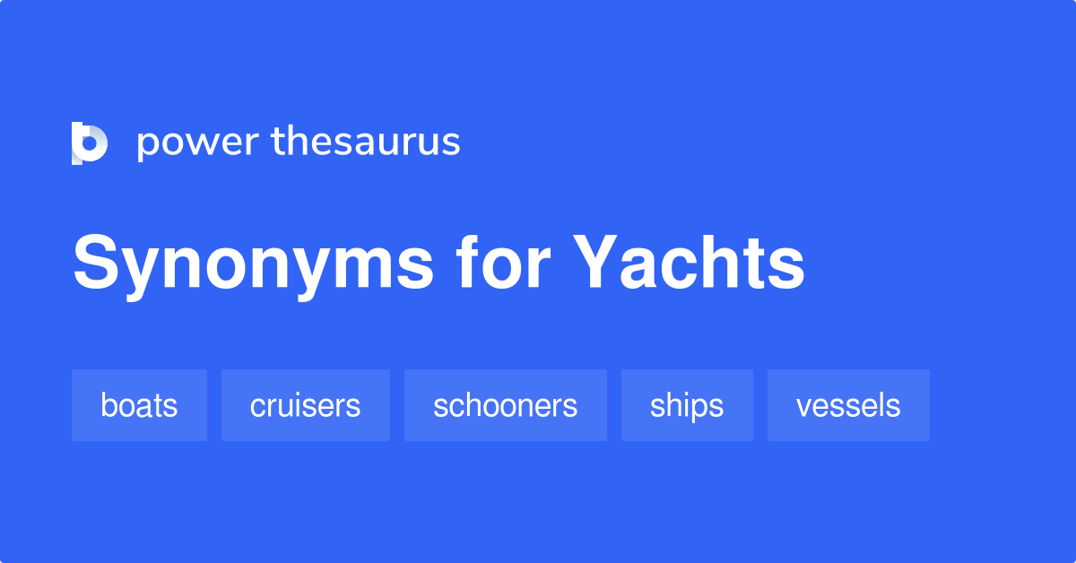 words like yachts